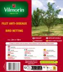 Croissance et protection des végétaux - Filet Anti-Oiseaux - 2 m x 10 m - PACKAGING_RECTO